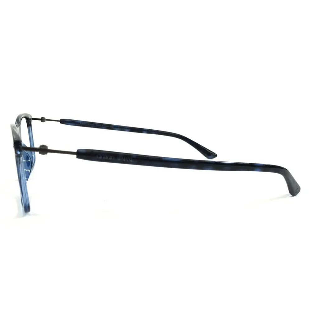 Giorgio Armani Eyeglasses Frames AR7041 5316 Black Blue Rectangle 55-16-145